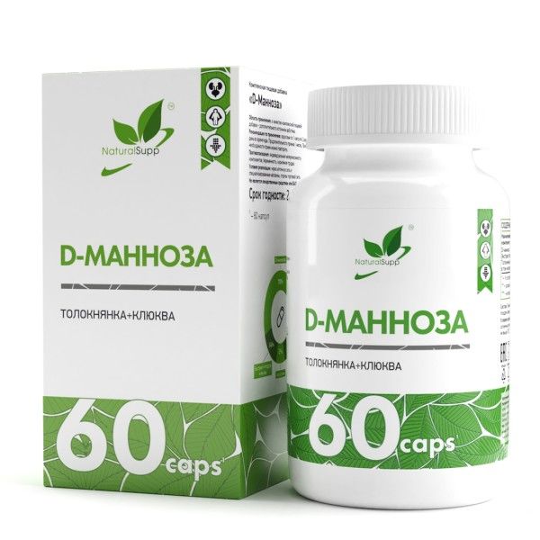 Изображение товара Д-Манноза Naturalsupp 60 капсул Д-Манноза Naturalsupp 60 капсул фотография