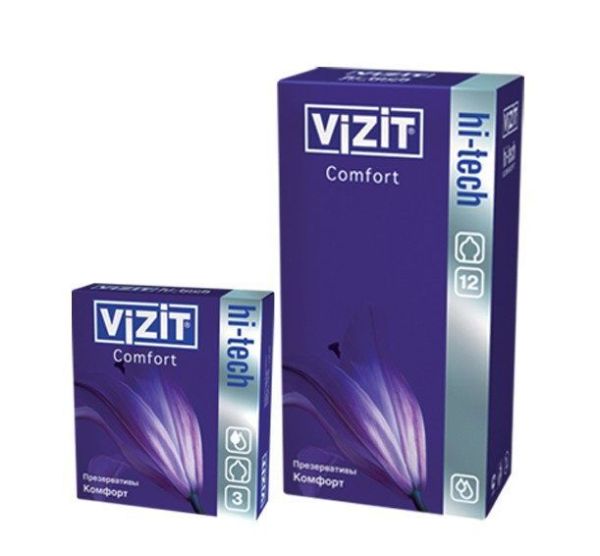 Изображение товара Презерватив vizit №3 (ht) комфорт Презерватив vizit №3 (ht) комфорт фотография
