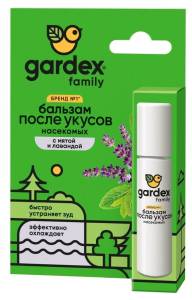 Бальзам Gardex Family после укусов насекомых ролик 7мл