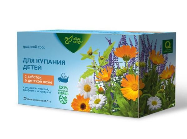 Изображение товара Чайный напиток Для купания детей Алтай-Селигор №20 Чайный напиток Для купания детей Алтай-Селигор №20 фотография