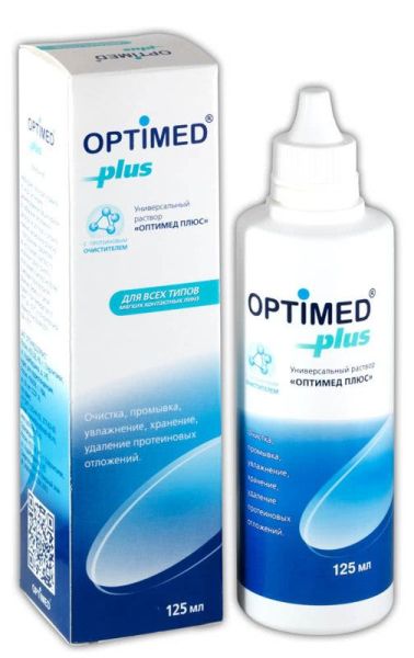 Изображение товара Раствор optimed plus 125мл Раствор optimed plus 125мл фотография