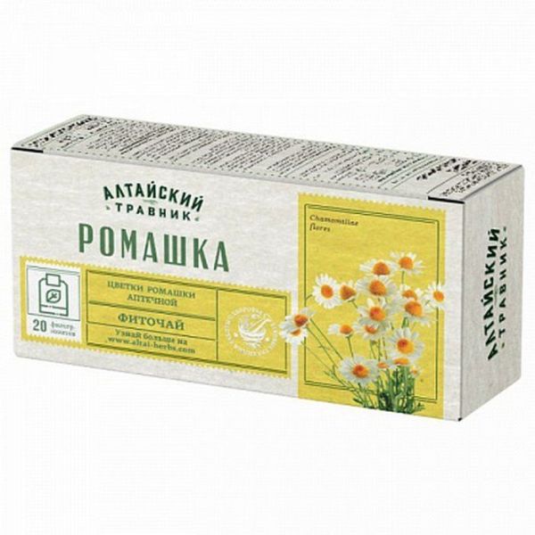 Изображение товара Ромашка цветки фиточай Алтайский травник GreenSide №20 Ромашка цветки фиточай Алтайский травник GreenSide №20 фотография