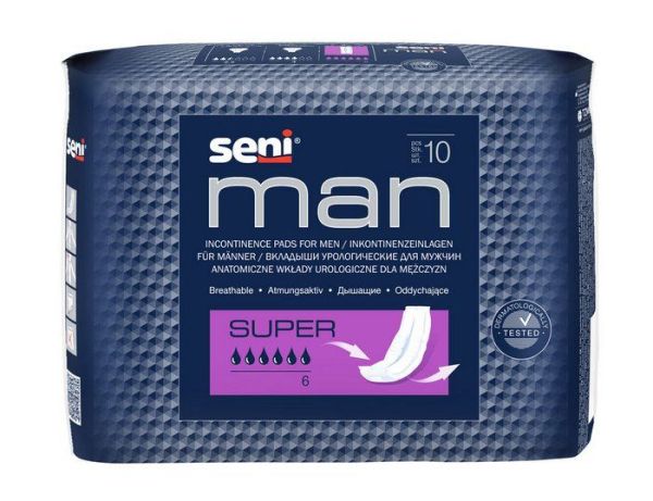 Изображение товара Вкладыши урологические Bella Seni Man супер №10 Вкладыши урологические Bella Seni Man супер №10 фотография